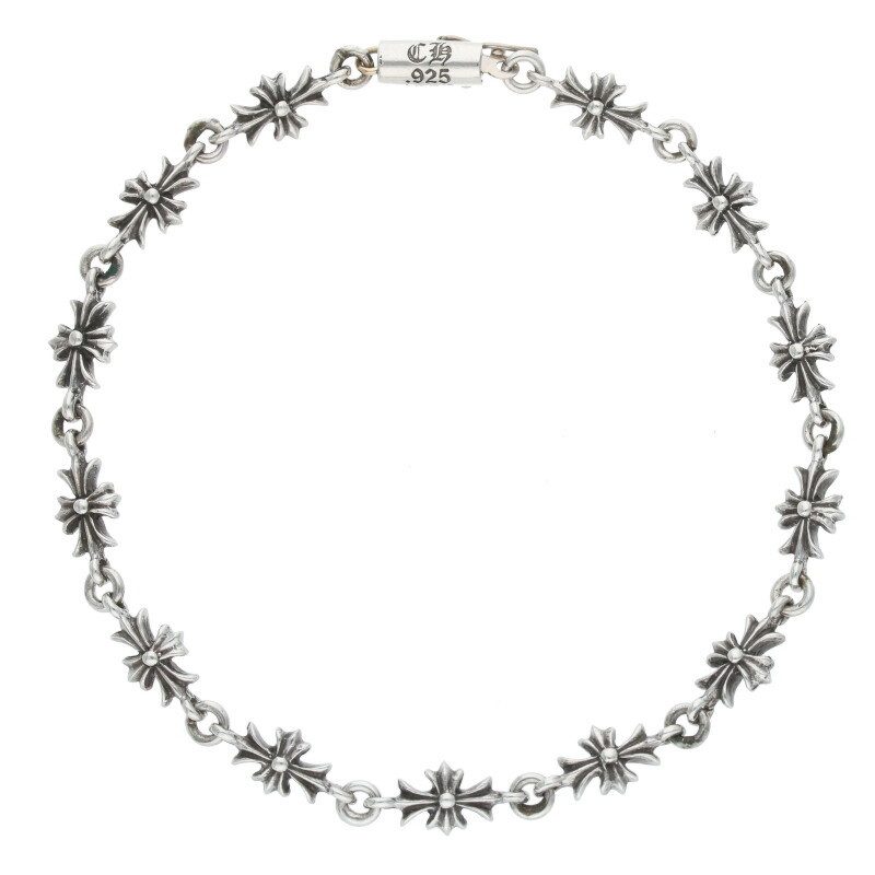 クロムハーツ ブレスレット サイズ:13LINK TNY E CH PLS タイニーECHプラス シルバーブレスレット  FK04