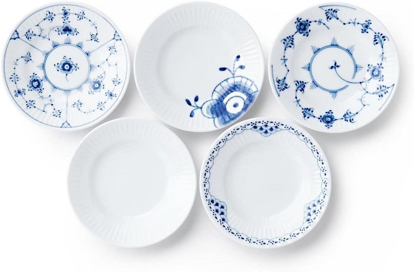 【新品】ロイヤルコペンハーゲン ヒストリーミックス ミニプレート5柄セット 11cm ★化粧箱なし★