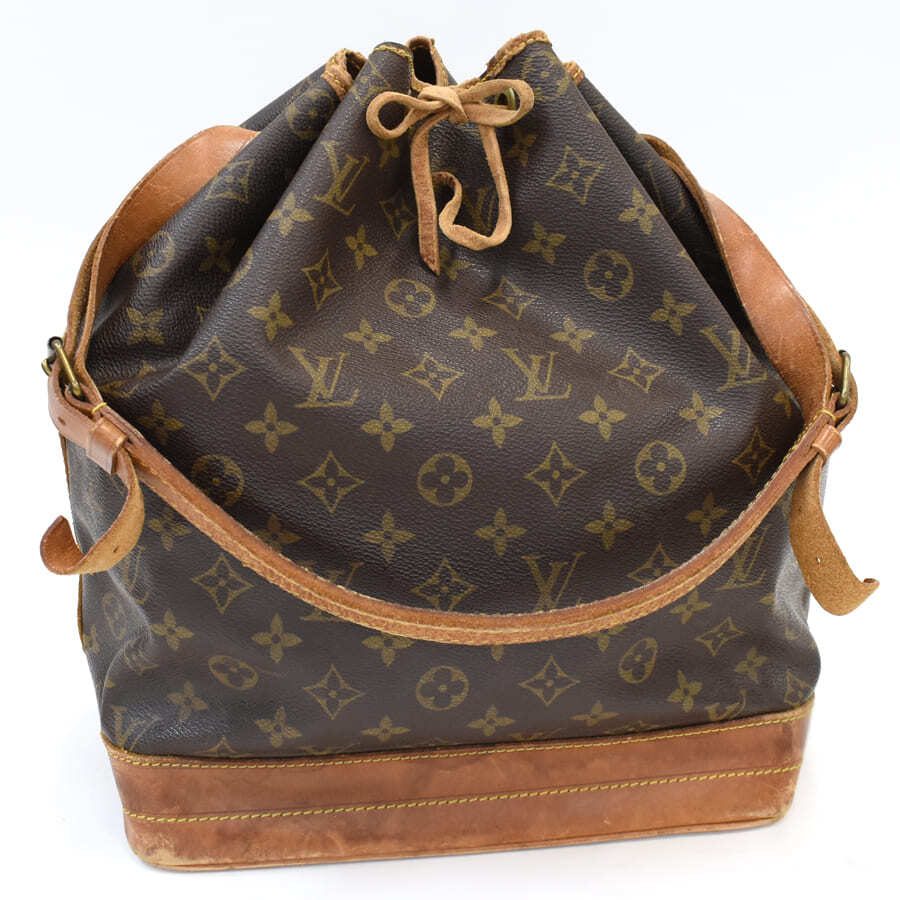 LOUIS VUITTON ルイヴィトン ショルダーバッグ ノエ M42224 モノグラム ブラウン◆E.Cme.zE-10