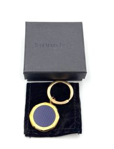 オーデマピゲ キーリング ゴールド×ブルー メンズ キーホルダー ノベルティー AUDEMARS PIGUET 時計 ロイヤルオーク