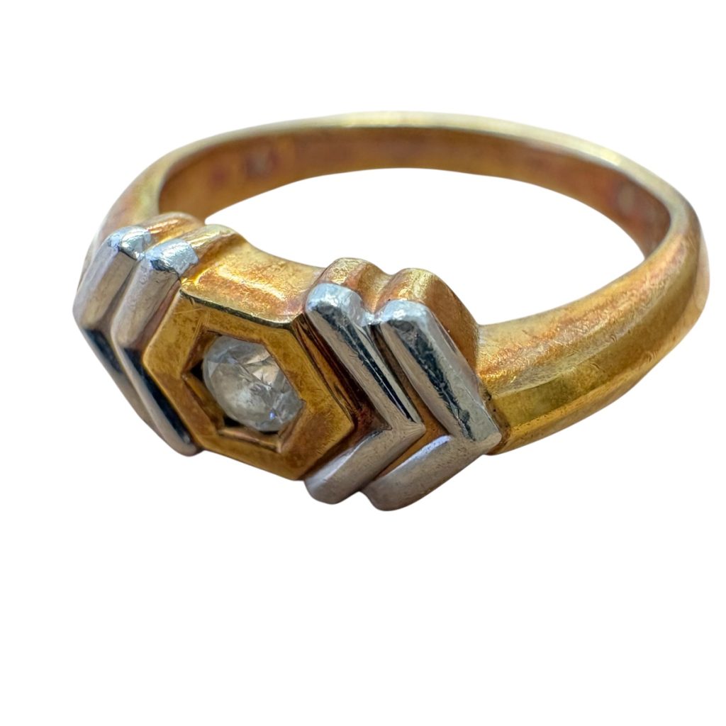 K18/Pt900 コンビリング