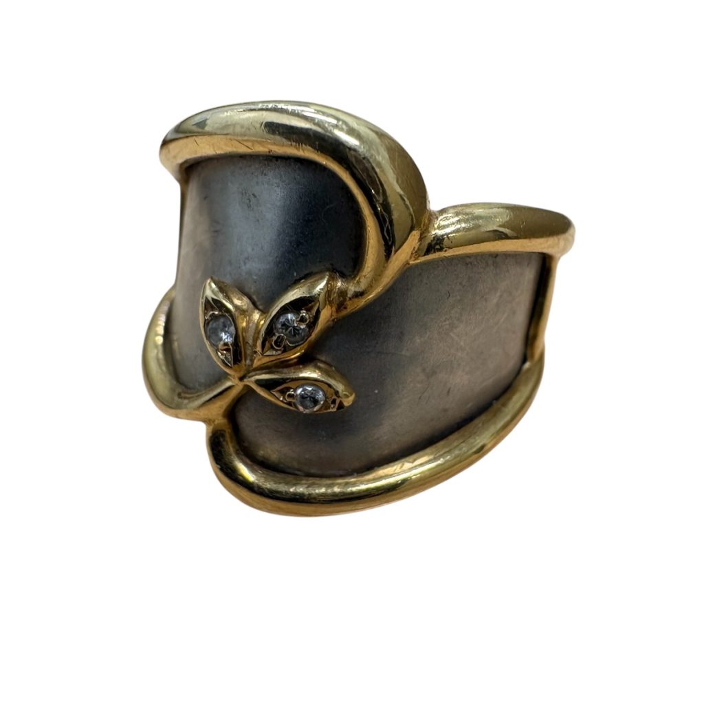 K18/pt900 コンビリング