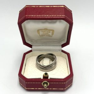 Cartier カルティエ トリニティリング  18金 K18 スリーカラーゴールド 箱付き 査定無料 高価買取｜前橋市南町