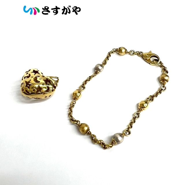 アクセサリー ブレスレット ペンダントトップ K18 750 金 ゴールド