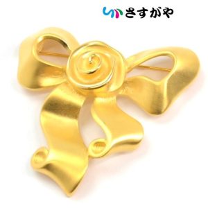 GIVENCHY ジバンシー ブローチ アクセサリー GP メッキ