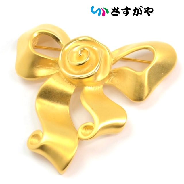 GIVENCHY ジバンシー ブローチ アクセサリー GP メッキ