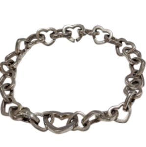 TIFFANY Tiffany & Co. ティファニー　ハートリンク ブレス　シルバー　ブレスレット