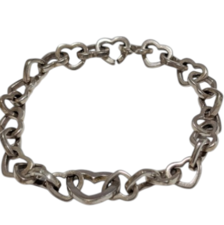 TIFFANY Tiffany & Co. ティファニー　ハートリンク ブレス　シルバー　ブレスレット