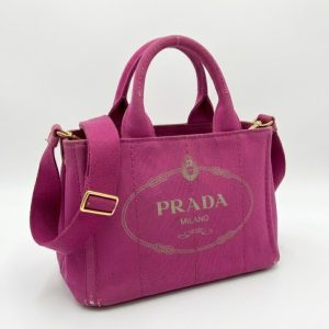 PRADA（プラダ）CANAPA（カナパ）バッグ　ピンク　