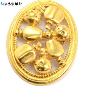 Dior ディオール ブローチ メッキ GP ヴィンテージ