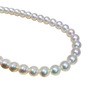 MIKIMOTO パールネックレス K18　ミキモトパール 真珠 18金