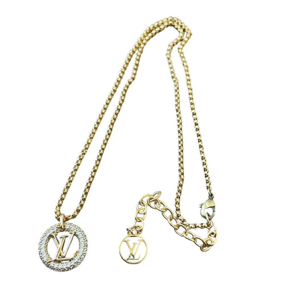 ルイヴィトン ネックレス モノグラム  コリエ・ルイーズ バイ ナイト