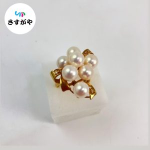 K18 パール リング