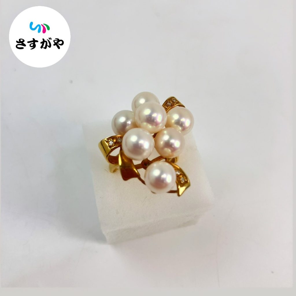 K18 パール リング