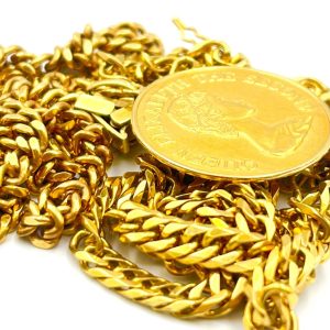 24金（K24）コイン ペンダント YG ゴールド 18金（K18）喜平ネックレス 高価買取｜前橋市表町