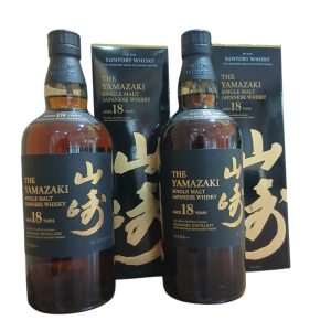【山崎18年】サントリー・ジャパニーズウイスキー・完備品