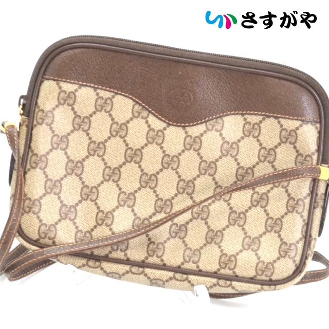GUCCI グッチ オールドグッチ GGスプリーム ショルダーバッグ 劣化大の 