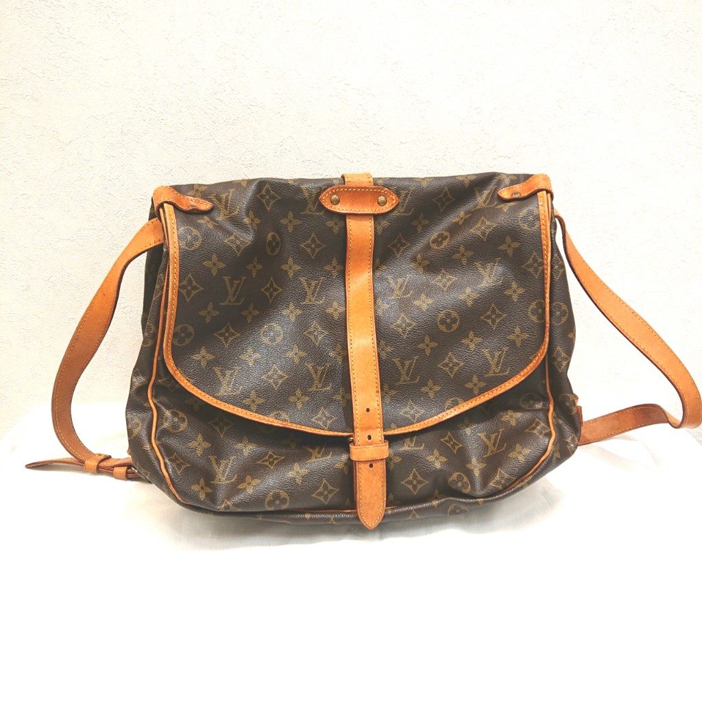 LOUIS VUITTON ルイヴィトン モノグラム ソミュール35 ショルダー 