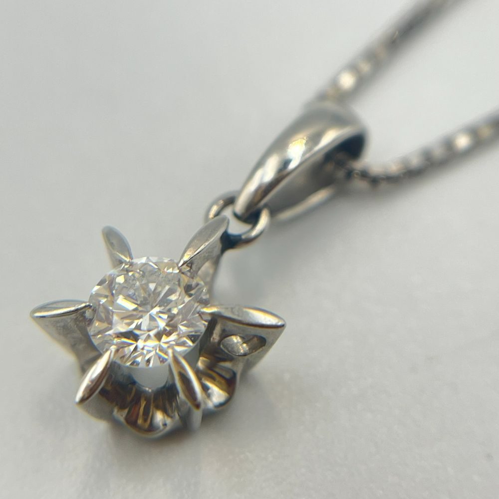 Pt850 プラチナ ダイヤモンドネックレス ジュエリー 高価買取｜前橋市 