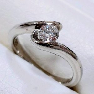 Pt900 プラチナ ダイヤモンド リング 指輪 アクセサリー