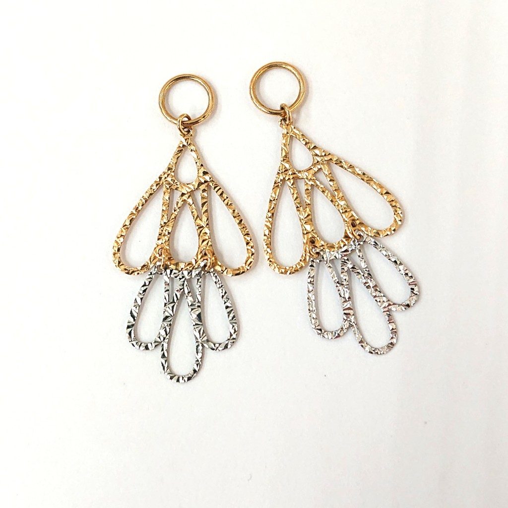 K18/Pt900 ピアスチャーム