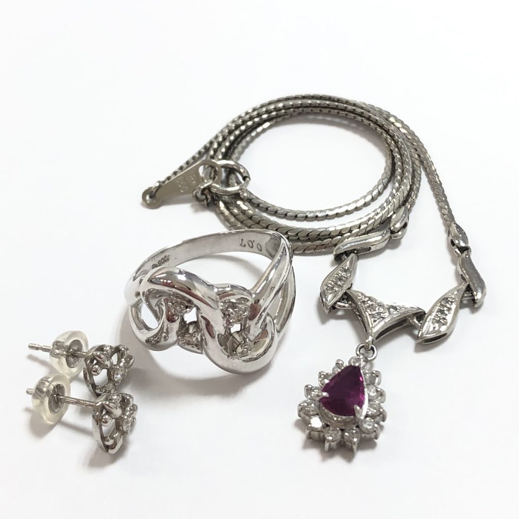 Pt900 / Pt850 / K14WG / リング / ネックレス / ピアス