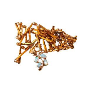 【K18 まとめ】18金・ホワイトオパール・ネックレス・ブレスレッド・貴金属・アクセサリー