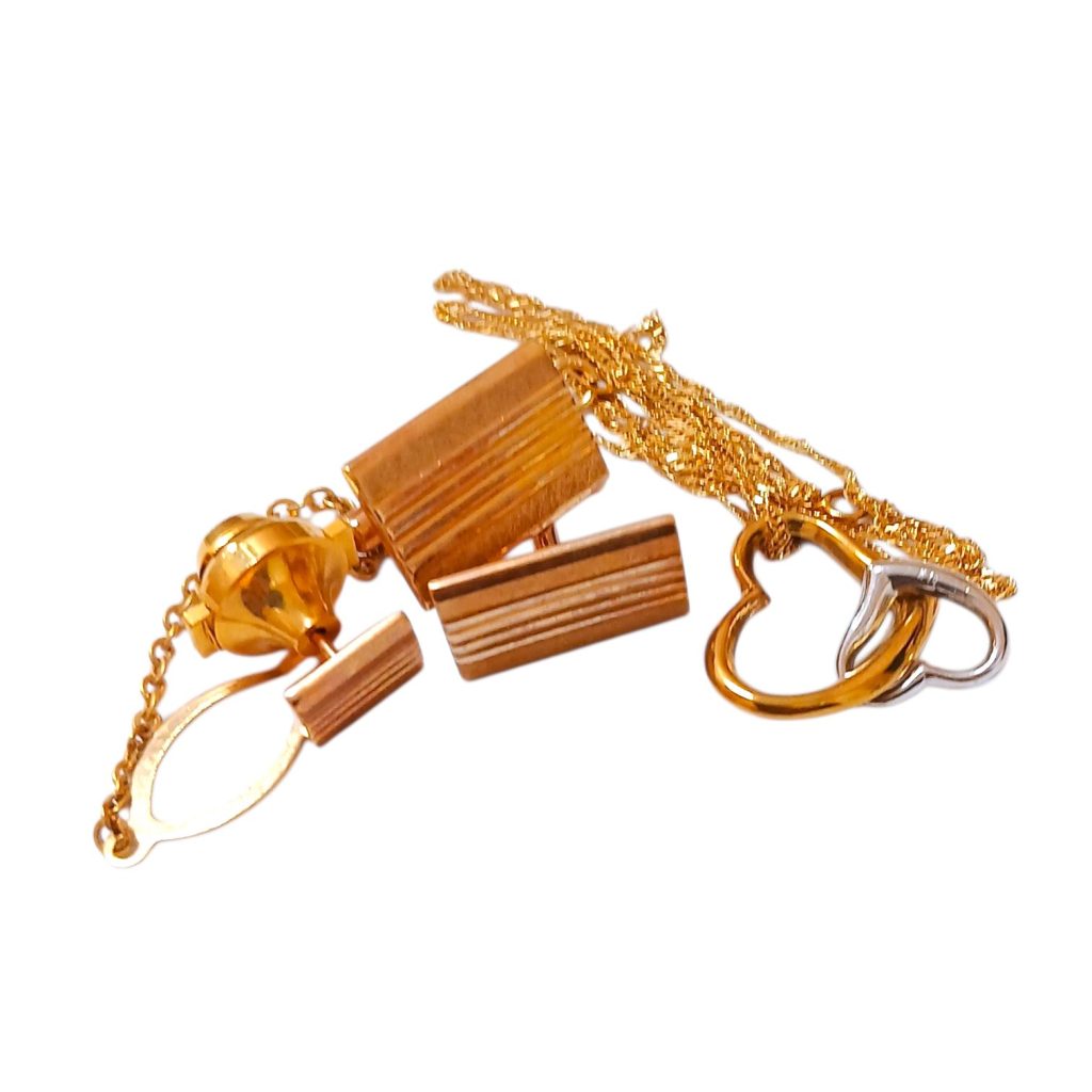 【K18 まとめ】K18・カフス・ピンズ・ネックレス・ブレスレッド・貴金属・アクセサリー