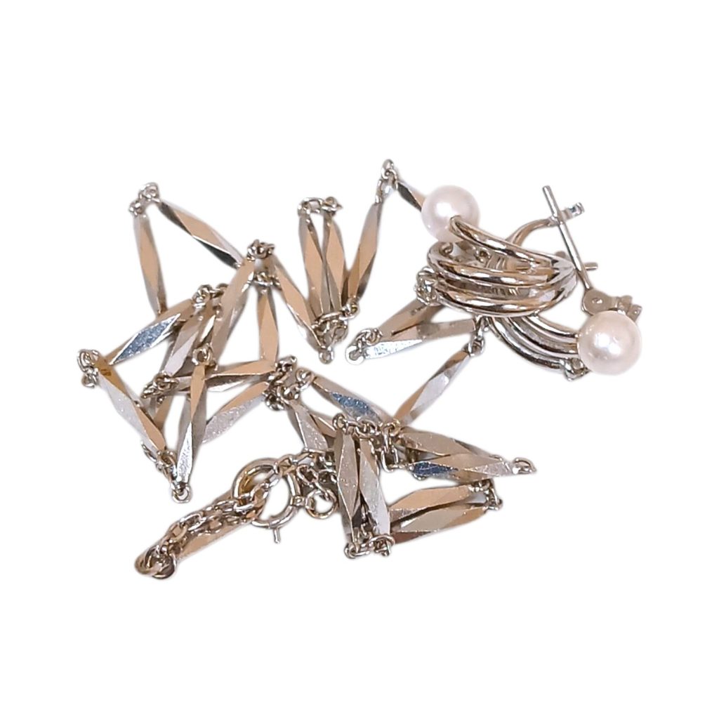 【K14WG まとめ】14金ホワイトゴールド・パール・真珠・ネックレス・ピアス・貴金属・アクセサリー