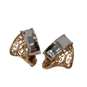 【K18/Pt900 ピアリング】貴金属・アクセサリー