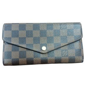 【Louis Vuitton(ルイヴィトン)　ポルトフォイユ・サラ/ダミエ・エベヌ・財布・ブランド・メンズ・レディース】