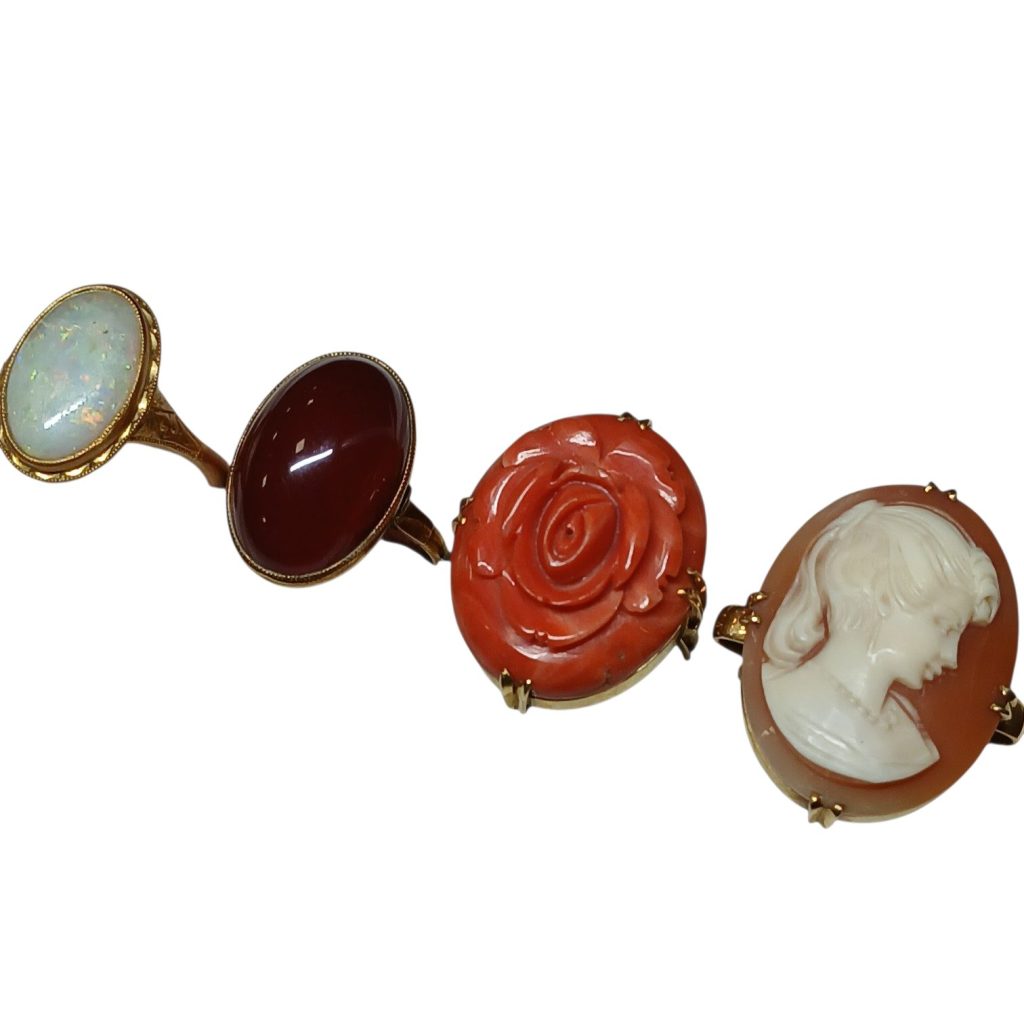 【K18 (18金)　リング　まとめ/貴金属・宝石・アクセサリー・メンズ・レディース】