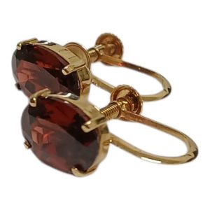 K18（18金）イヤリング（石付き）