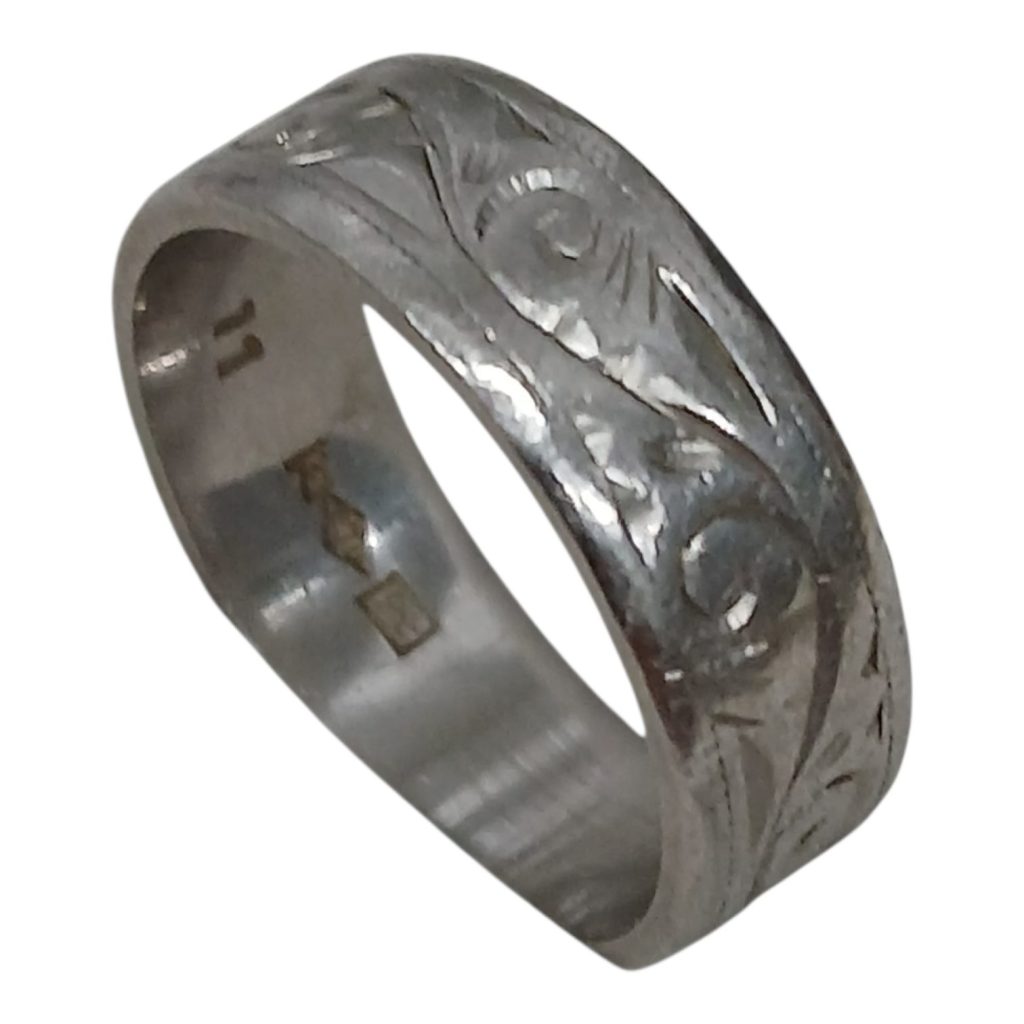 Pt900 リング 石なし