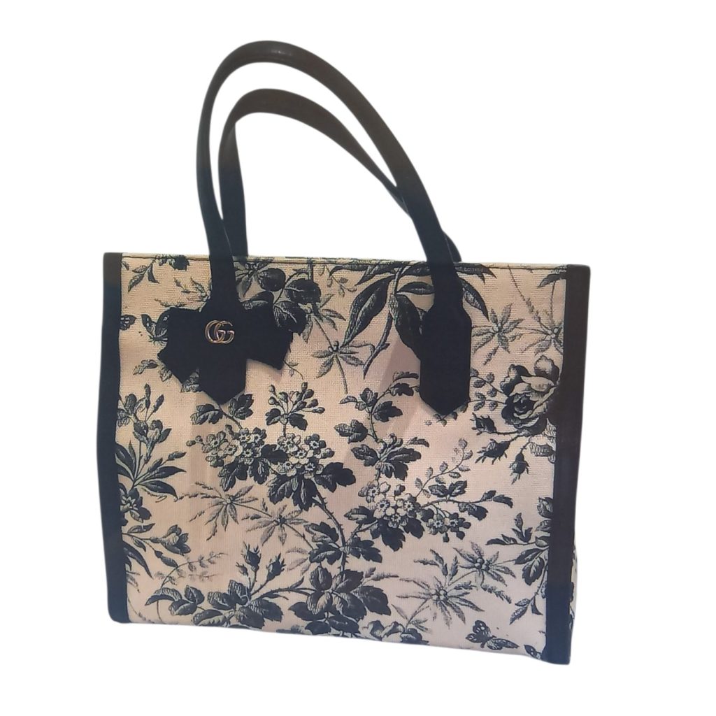 GUCCI GGリボン ハーバリウム トートバッグ