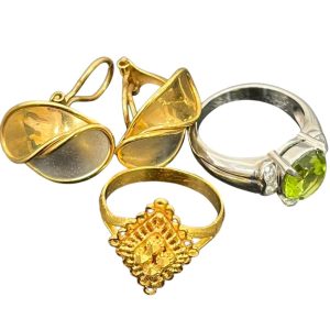 コンビイヤリング / K18リング