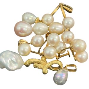 K18イヤリング / パール