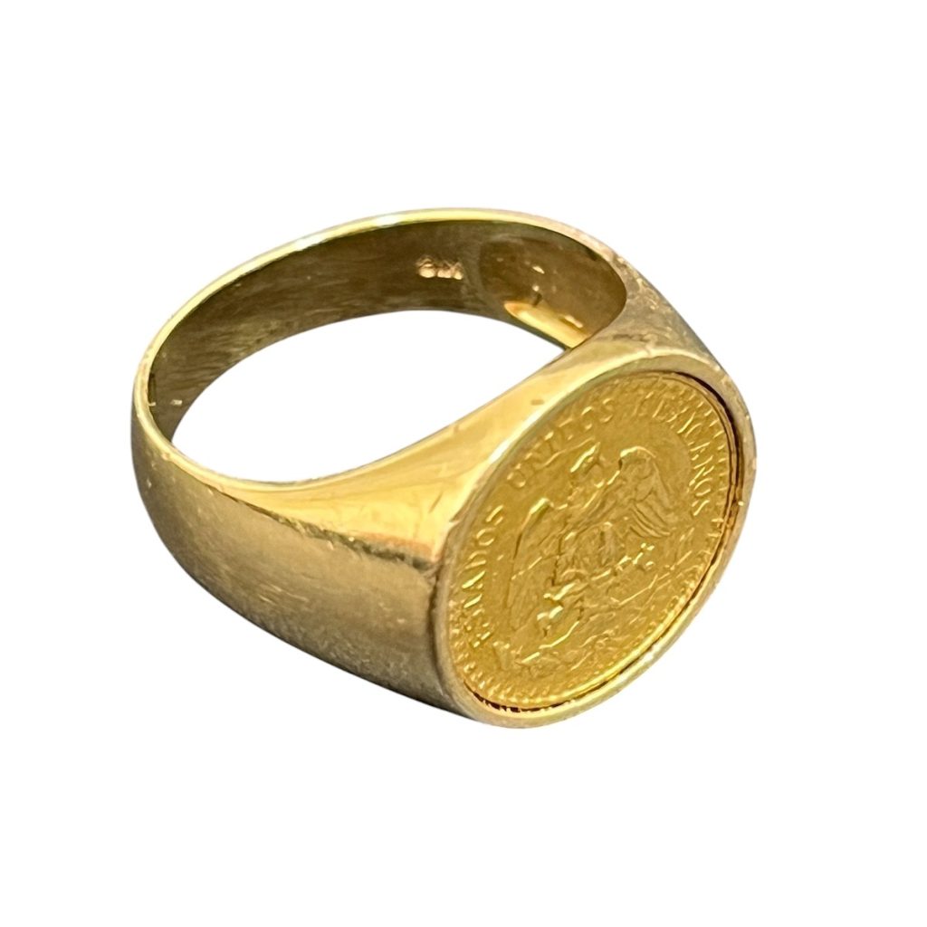 K21.6コイン / K18 リング