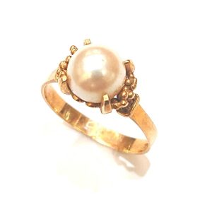 18金 パールリング
