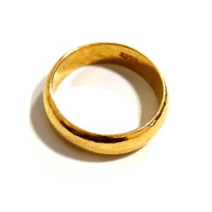 K18 18金 750 甲丸リング 指輪 アクセサリー