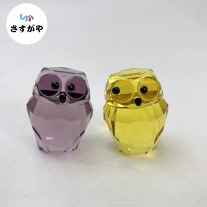 スワロフスキー フクロウ オブジェ