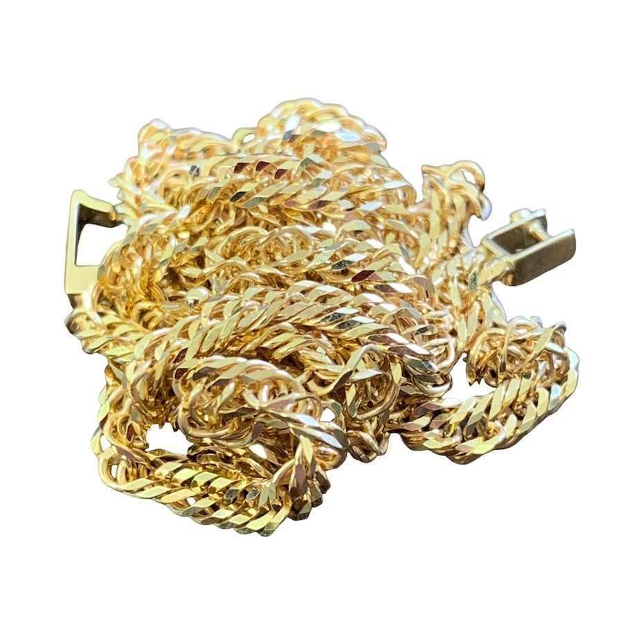 K18喜平ネックレス 12面トリプル