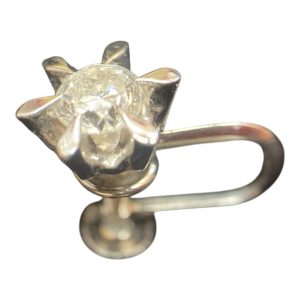 Pt850 プラチナ ダイヤモンド イヤリング