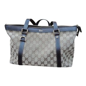 GUCCI GGキャンバス ハンドバッグ（型番：141470・204991）