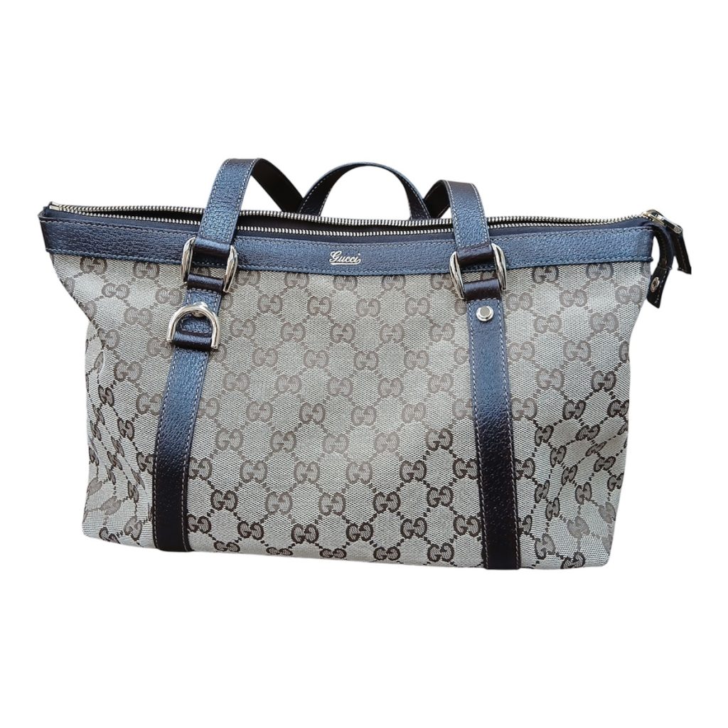 GUCCI GGキャンバス ハンドバッグ（型番：141470・204991）