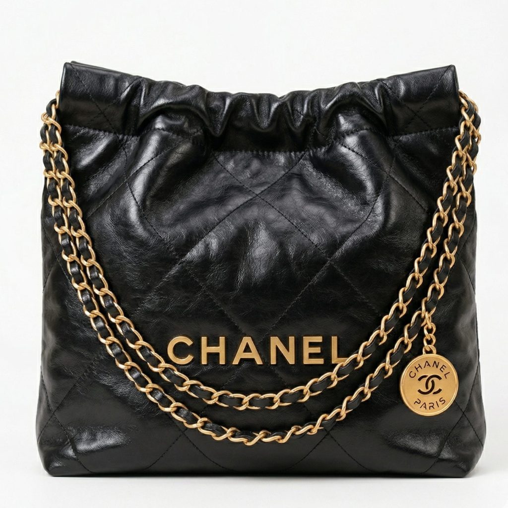 CHANEL（シャネル）22　スモールハンドバッグ ブラック