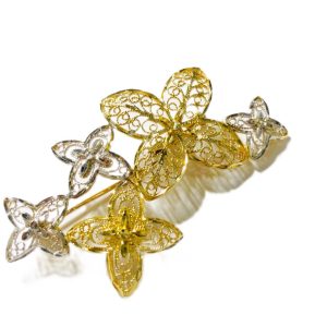 K18/Pt900（18金/プラチナ900）ブローチ