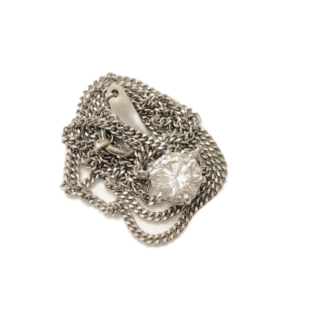 Pt850（プラチナ850） ダイヤモンド1.05ct　ネックレス