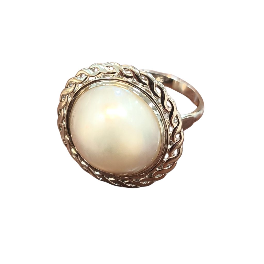 Pt900（プラチナ）マベパール リング