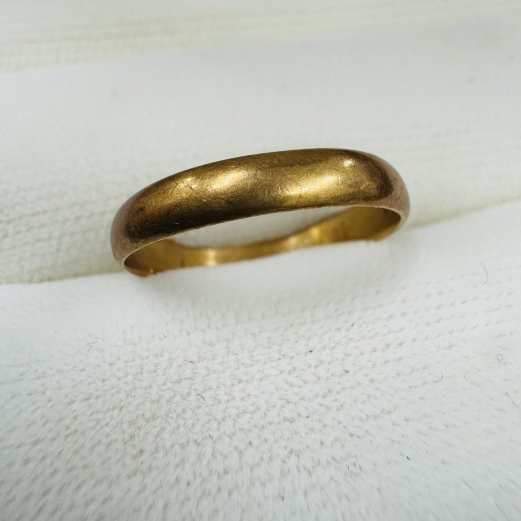 K18 18金 かまぼこリング 指輪